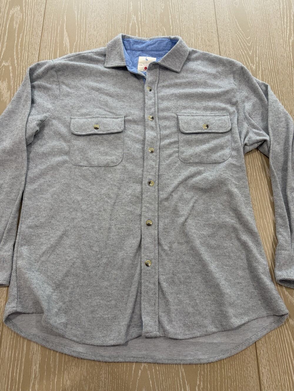 Tailorbyrd Grey Long Sleeve “The Sweatershirt” Mens Size Large